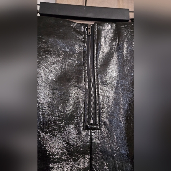 VICI × GINA Curved Mini Pleather Skirt In Black. Size XL NWT - Picture 11 of 11